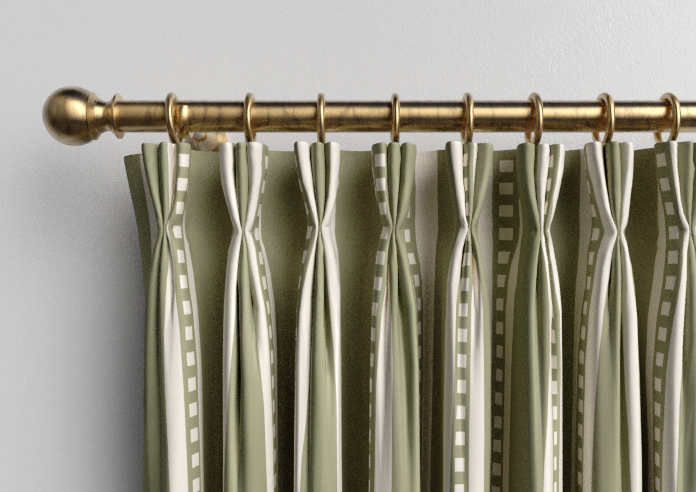 The British Stripe Co. Edgar, Derwent No.1 - Made to Measure Curtains - Image 11